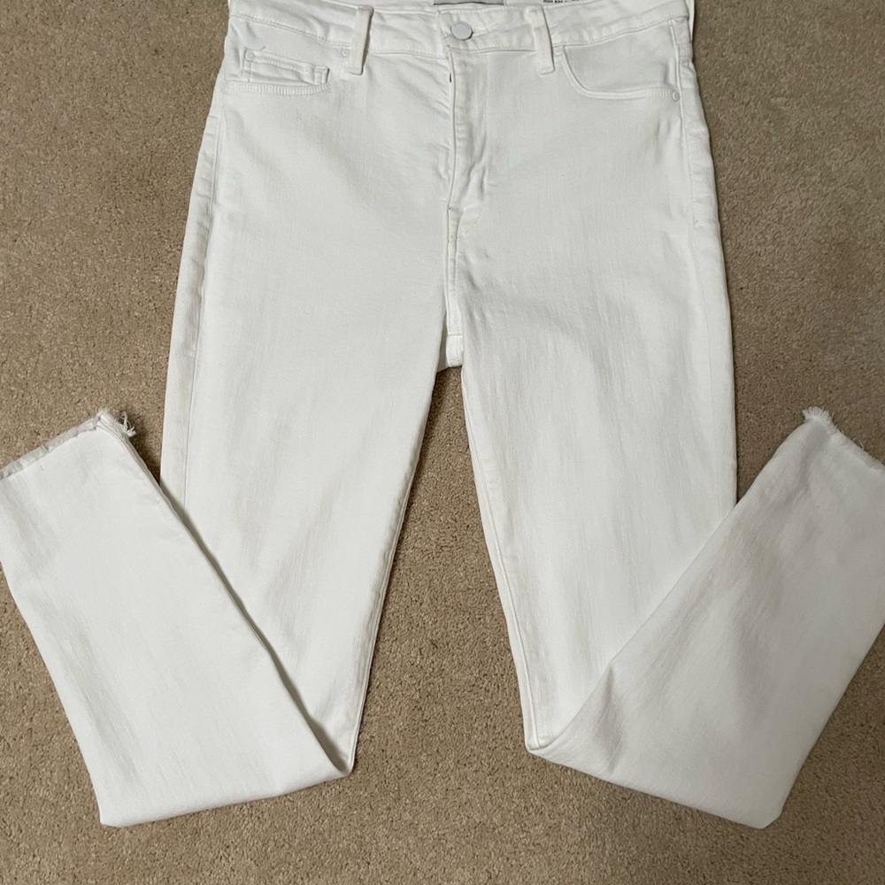 Fidelity Women's White Jeans 28 EUC